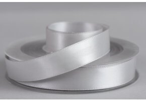 Satijnband 16mm Licht Grijs