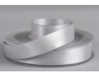Satijnband 16mm Licht Grijs