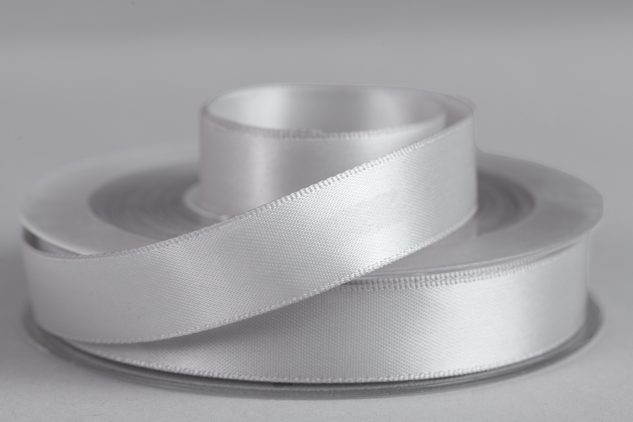 Satijnband 16mm Licht Grijs