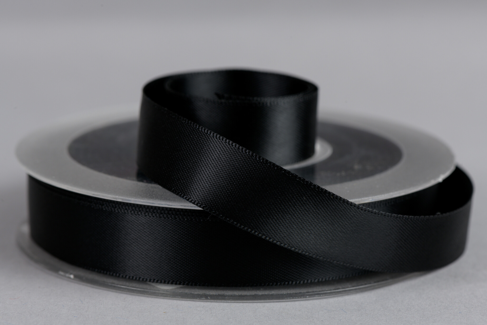 Satijnband 16mm Zwart