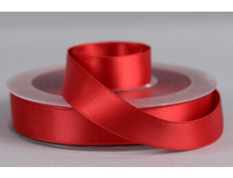 Satijnband 25mm Rood