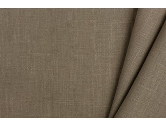 Linnen Stof Taupe - Bruin