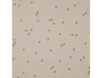 Hydrofiel Stof Kleine Hartjes - Zand