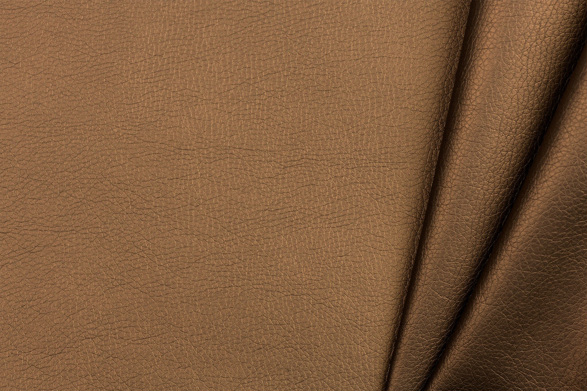 Skai Kunstleer Koper Metallic