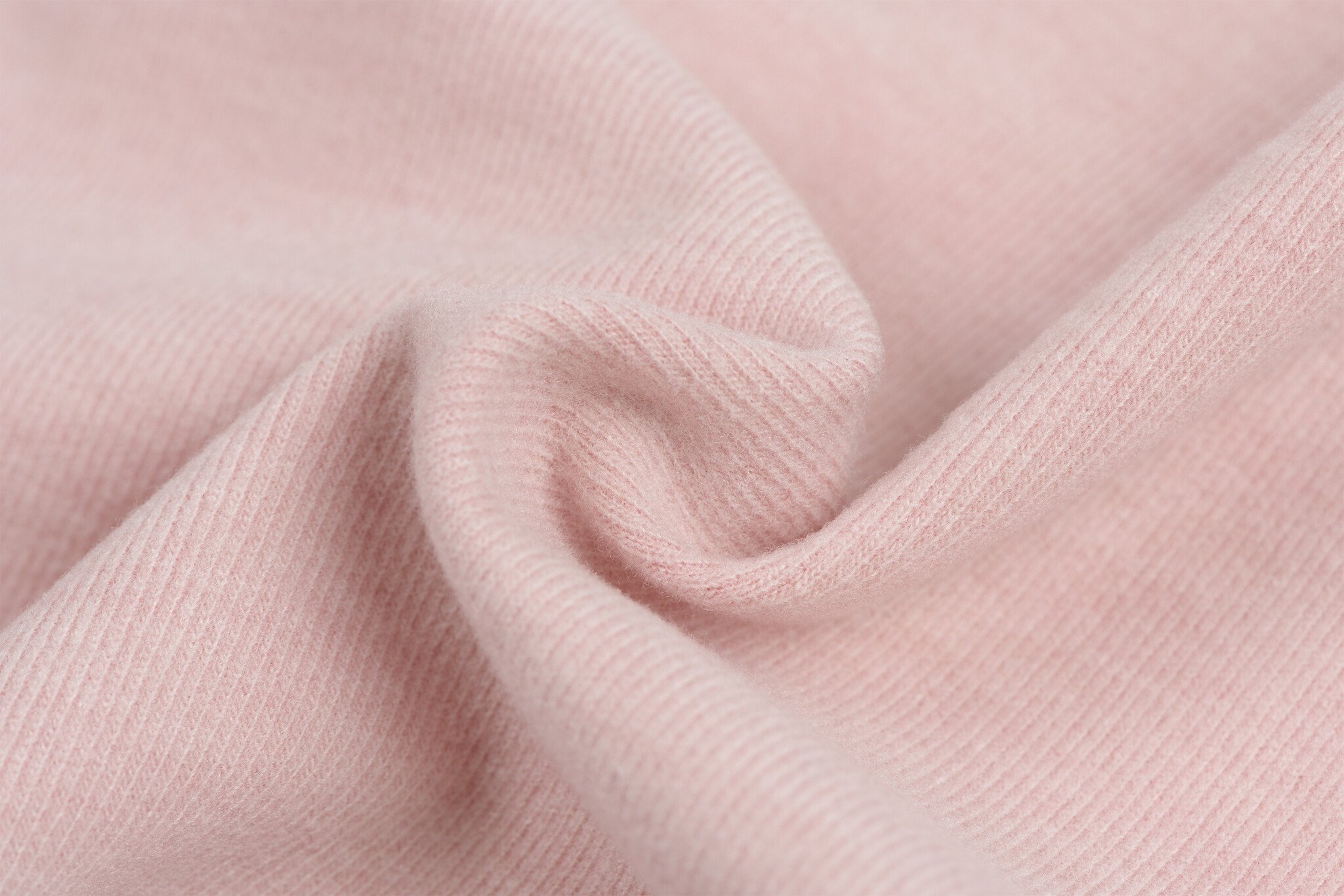 Brushed Rib Jersey Stof - Zacht Oud Roze