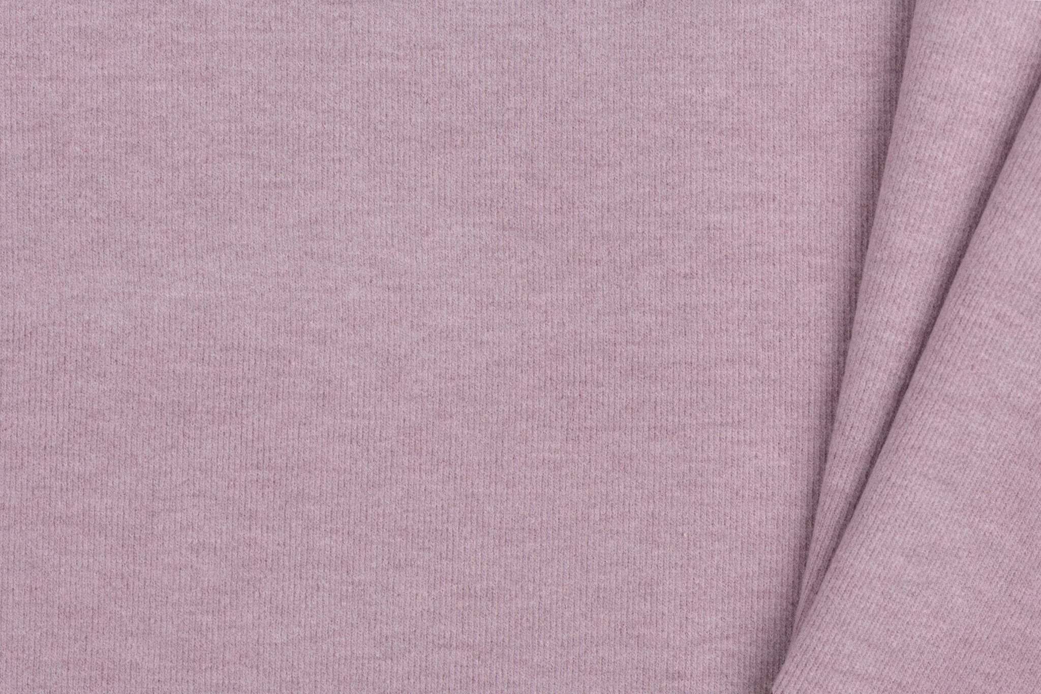 Brushed Rib Jersey Stof - Lila