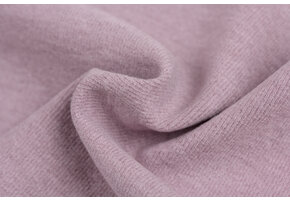 Brushed Rib Jersey Stof - Lila