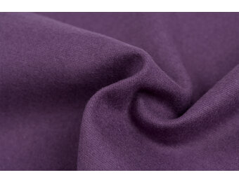 Katoen Flanel Stof Mulberry Paars
