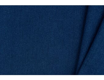 Knitted Jeans Stretch Stof Donkerblauw