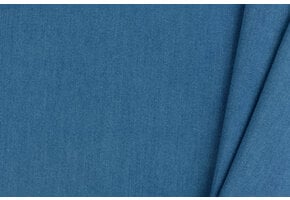 Knitted Jeans Stretch Stof Blauw