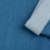 Knitted Jeans Stretch Stof Blauw