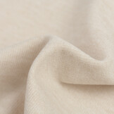 Brushed Rib Jersey Stof - Licht Beige