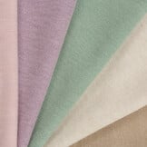 Brushed Rib Jersey Stof - Licht Beige