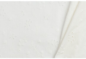 Broderie Jersey Melodie Ecru