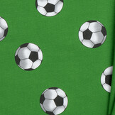 Voetbalstoffen Groen voetbal