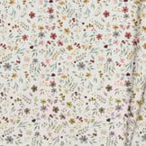 Jersey Katoen Digitale Print - Bloem Collage Ecru