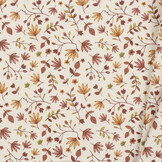 Jersey Katoen Digitale Print - Kastanje Blad Klei Roze