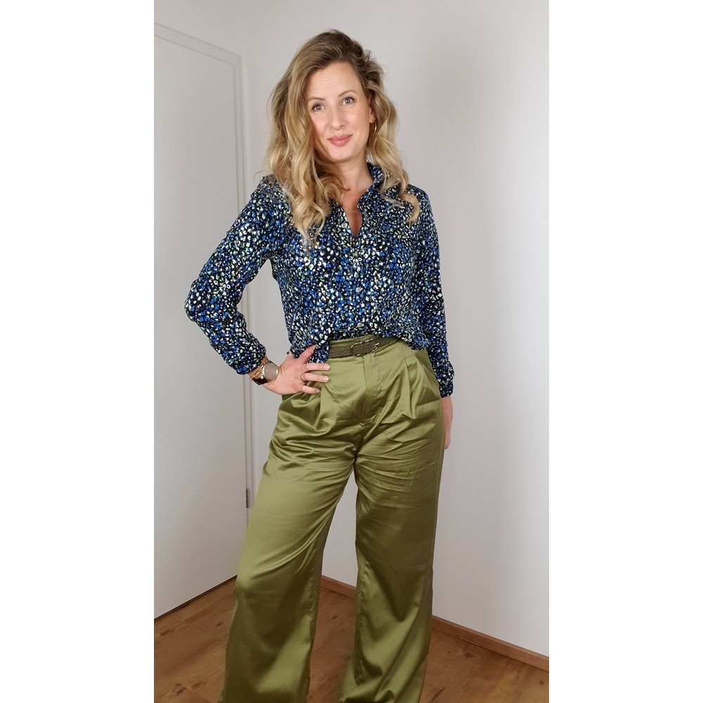 Katoen Satijn Stof - Pink