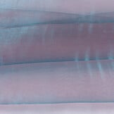 Organza Two-Tone Turkooisblauw - Rood