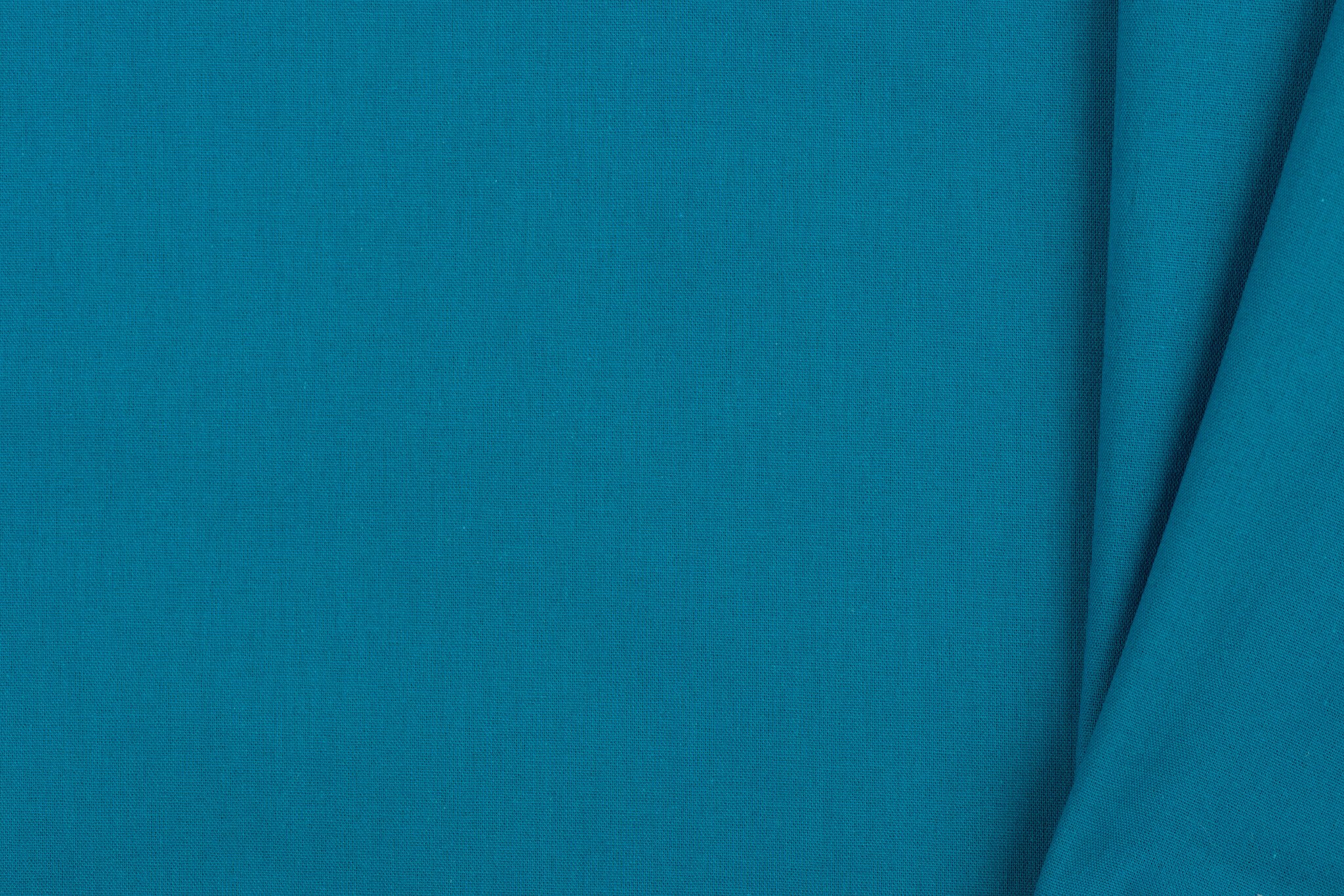 Uni katoen stof petrol