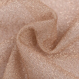 Lurex glitter champagne beige