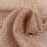 Lurex glitter champagne beige