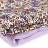 Jersey Katoen Digitale Print - Bloemkool Lila