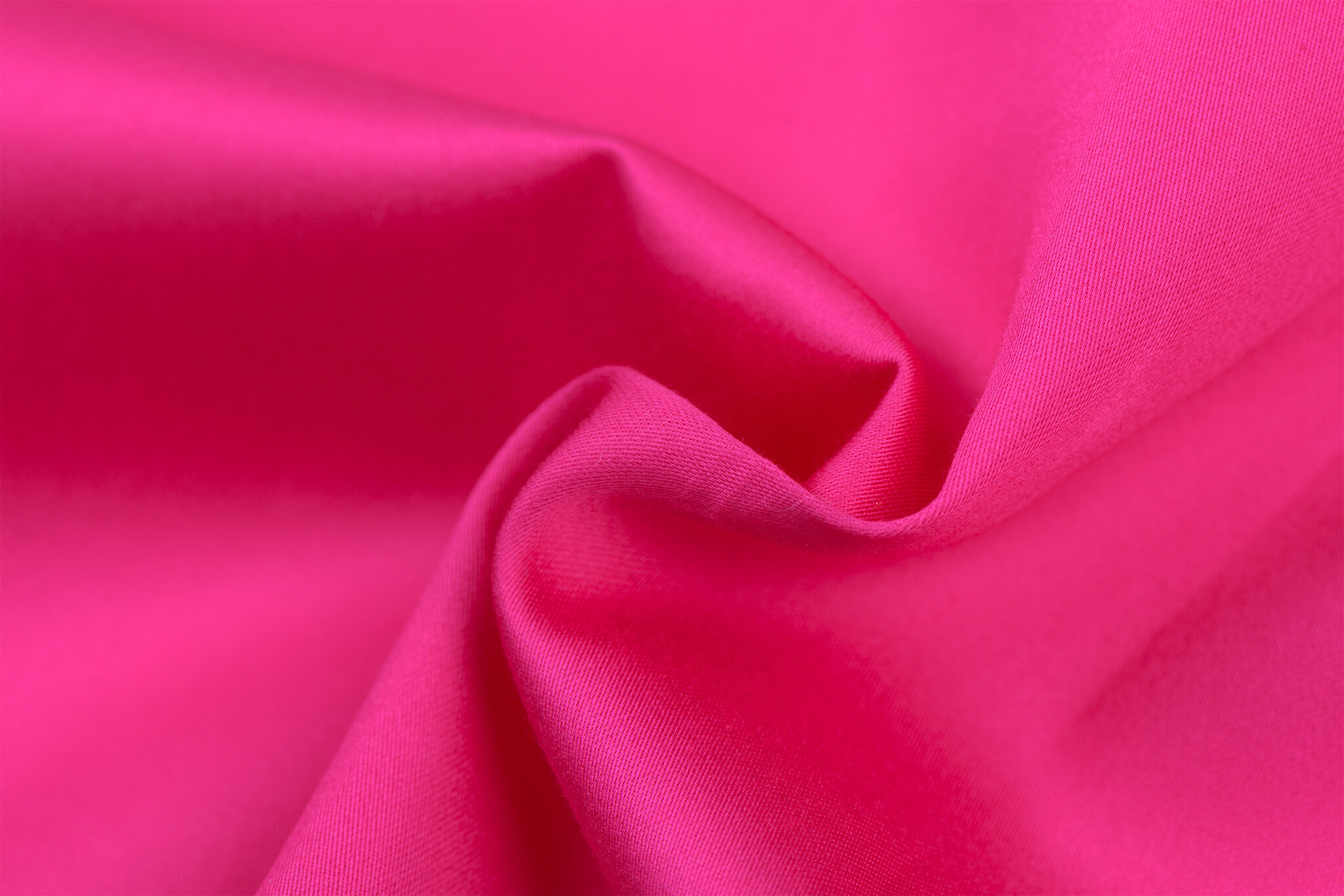 Katoen Satijn Stof - Pink