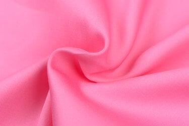 Katoen Satijn Stof - Licht Pink