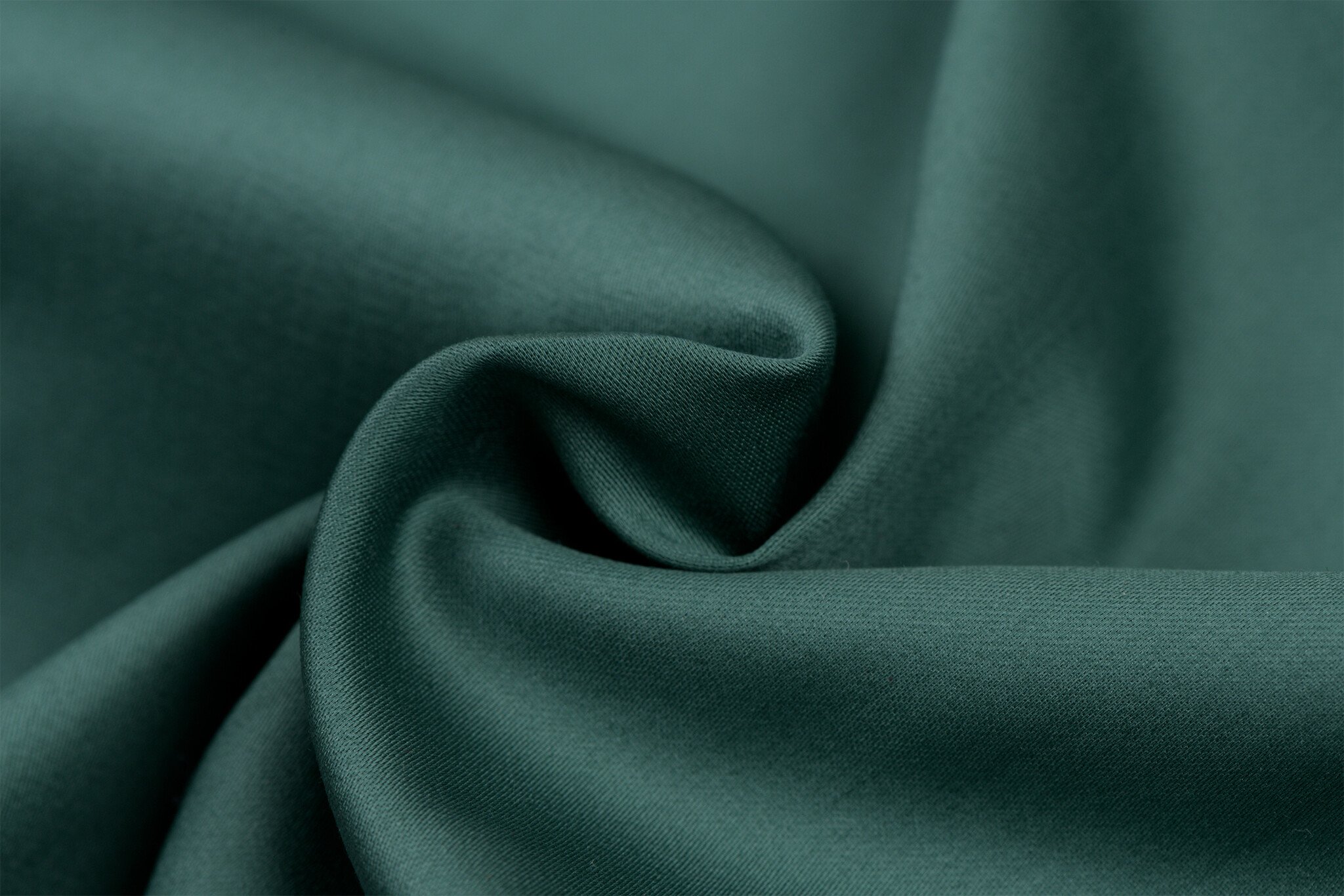 Katoen Satijn Donkergroen