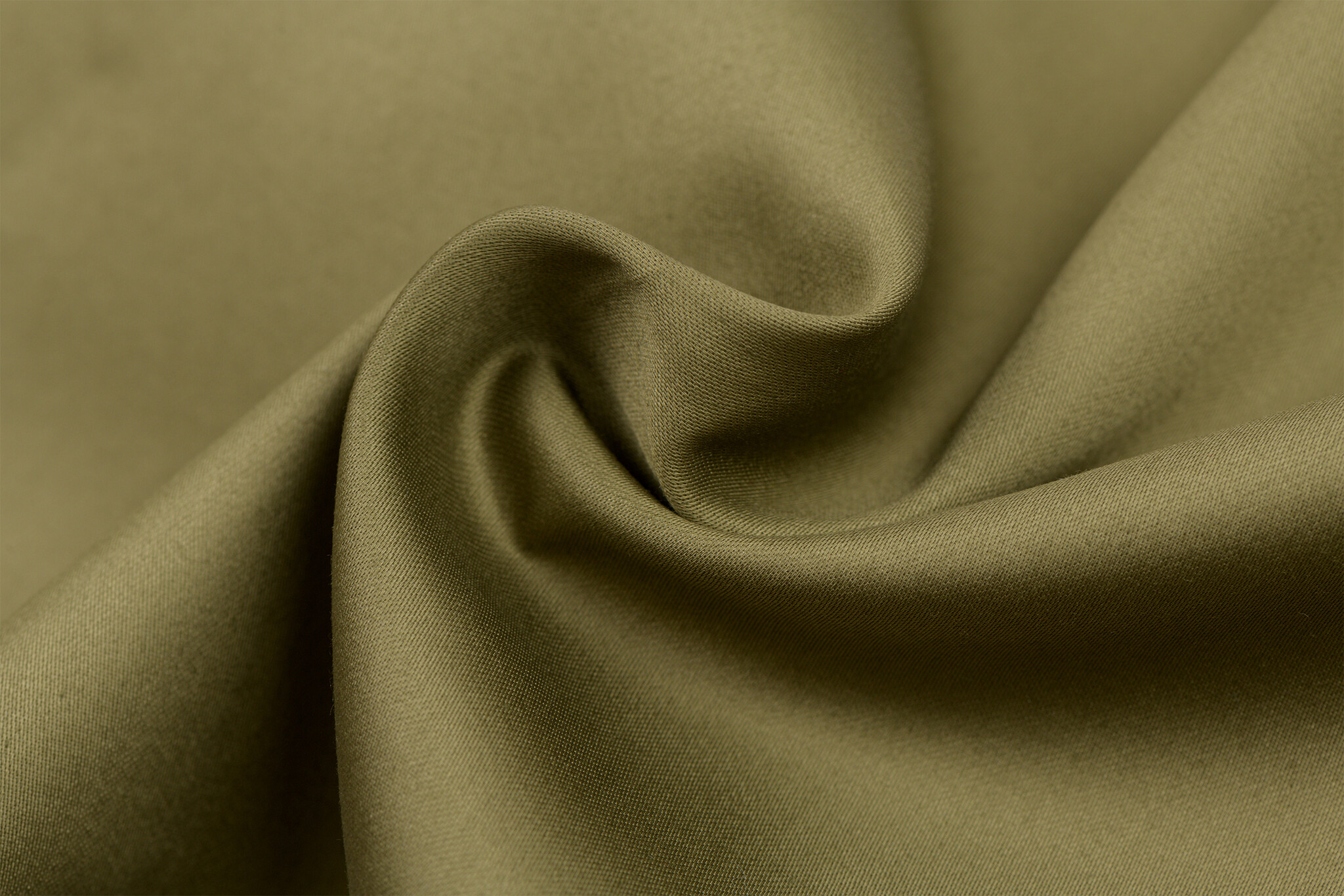 Katoen Satijn Mos Groen