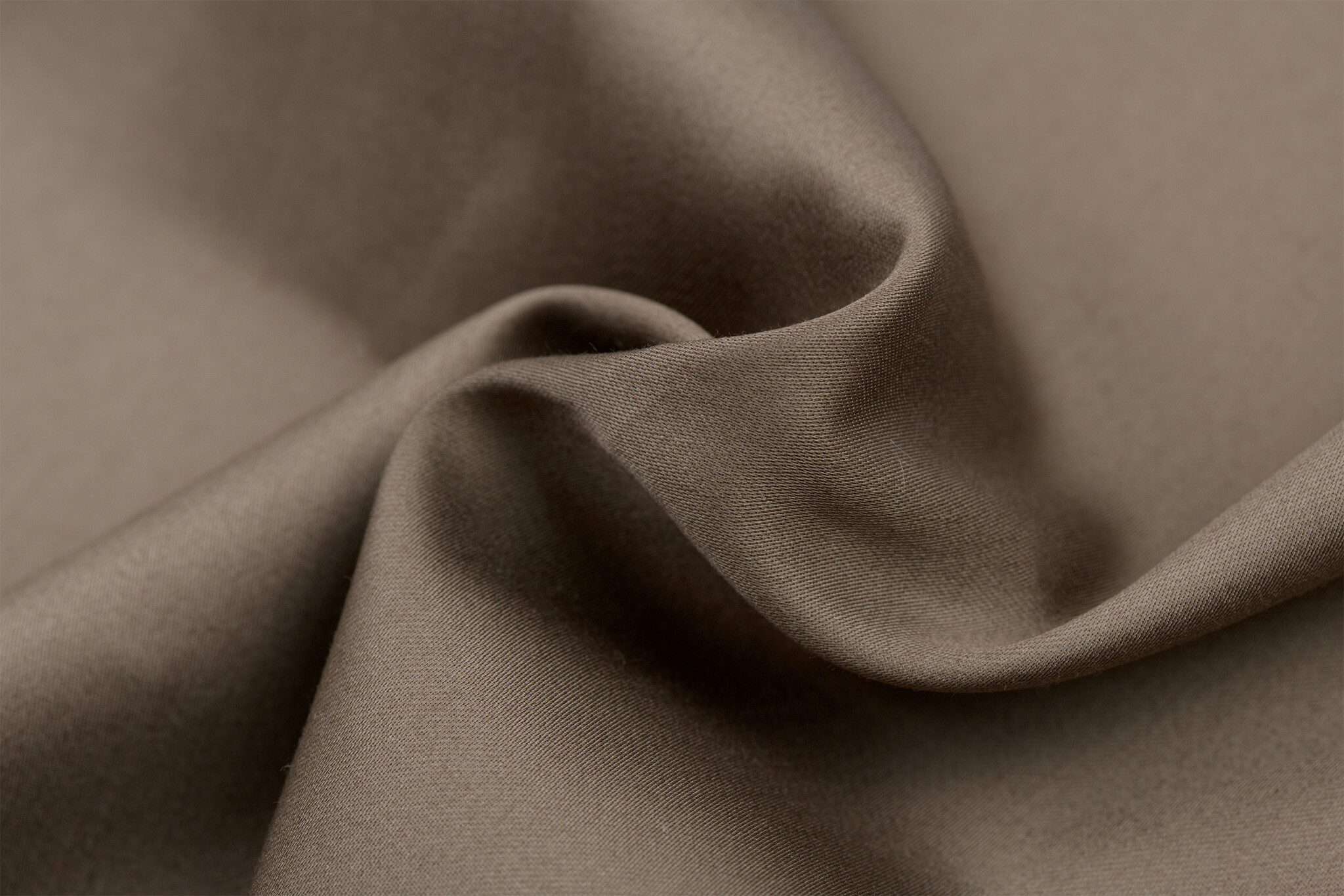 Katoen Satijn Toffee