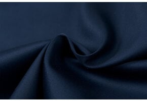 Katoen Satijn Donkerblauw