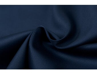 Katoen Satijn Donkerblauw