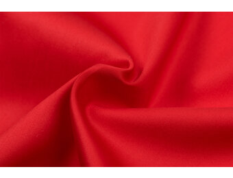 Katoen Satijn Rood