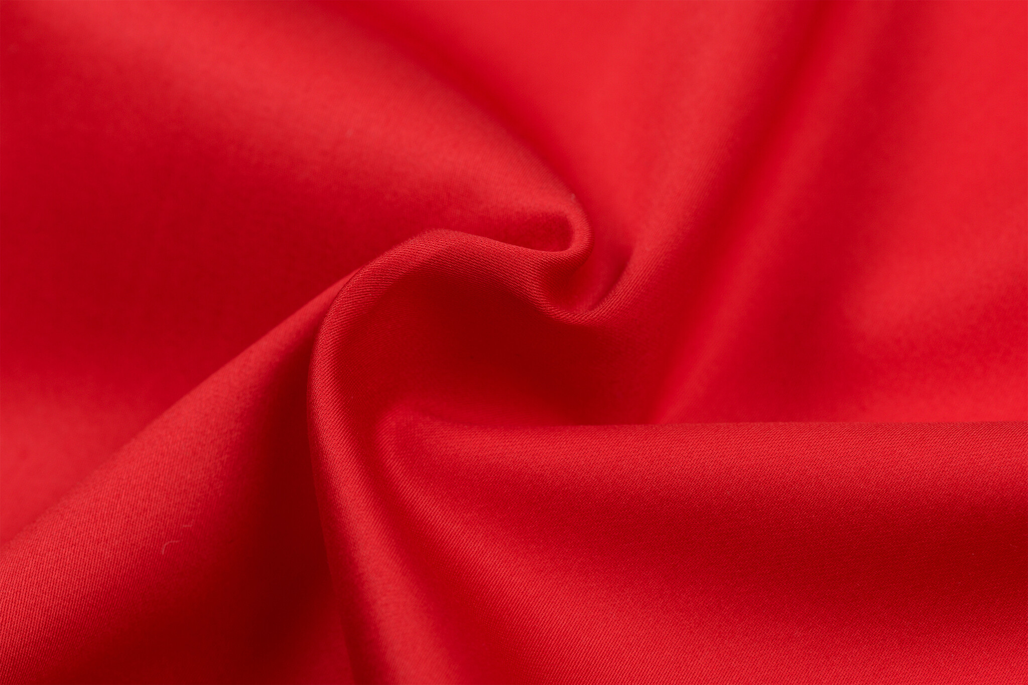 Katoen Satijn Rood