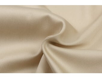 Katoen Satijn Beige