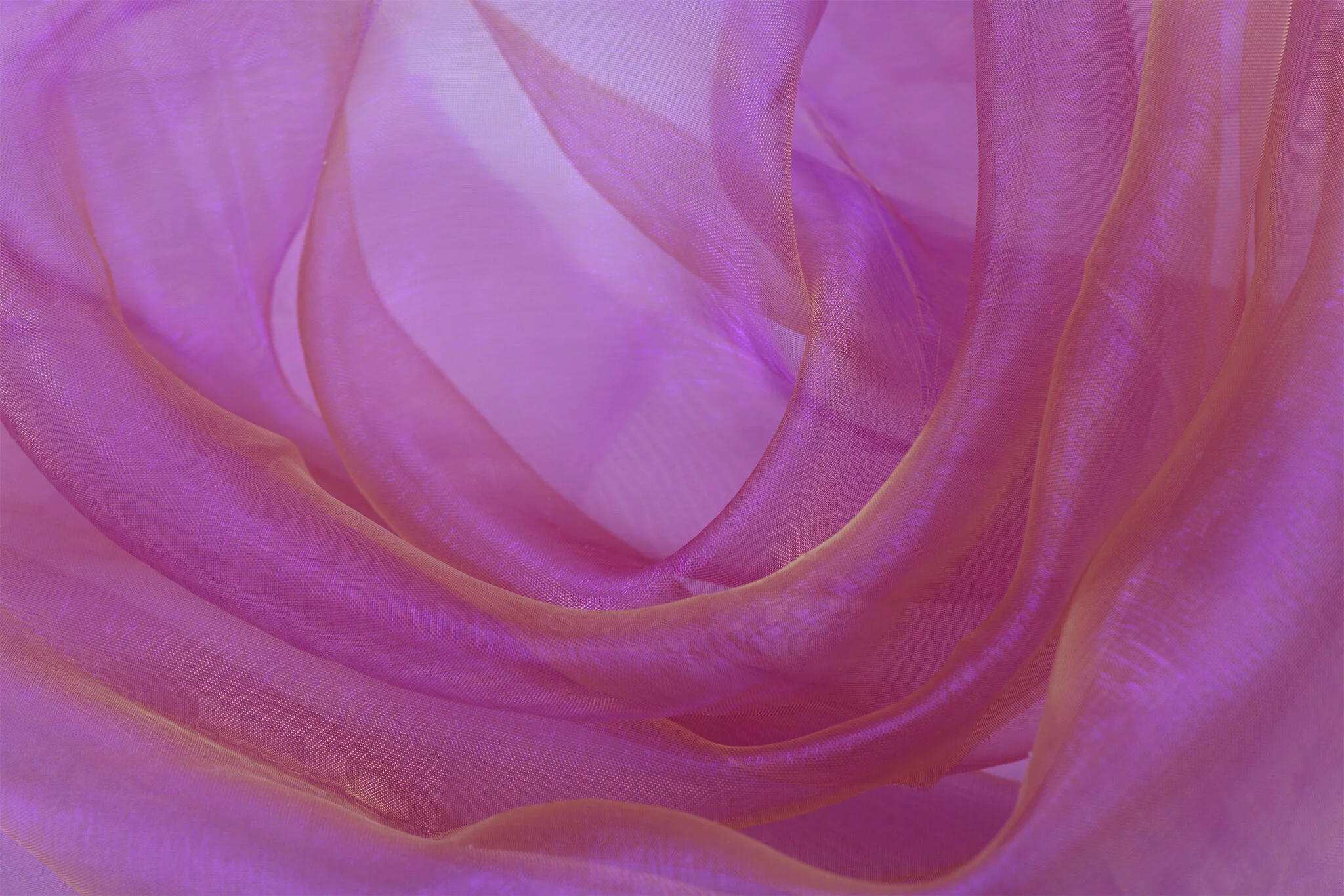 Organza Two-Tone Lila-Goud