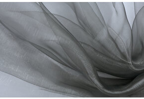 Organza Two-Tone Grijs - Zwart