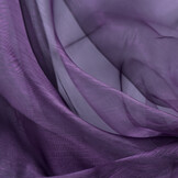 Organza Two-Tone Lila - Zwart