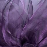 Organza Two-Tone Lila - Zwart