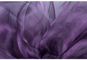 Organza Two-Tone Lila - Zwart