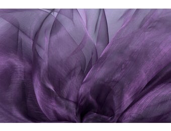 Organza Two-Tone Lila - Zwart