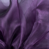 Organza Two-Tone Lila - Zwart