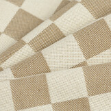 Dambont / Theedoekenstof, Zandbeige