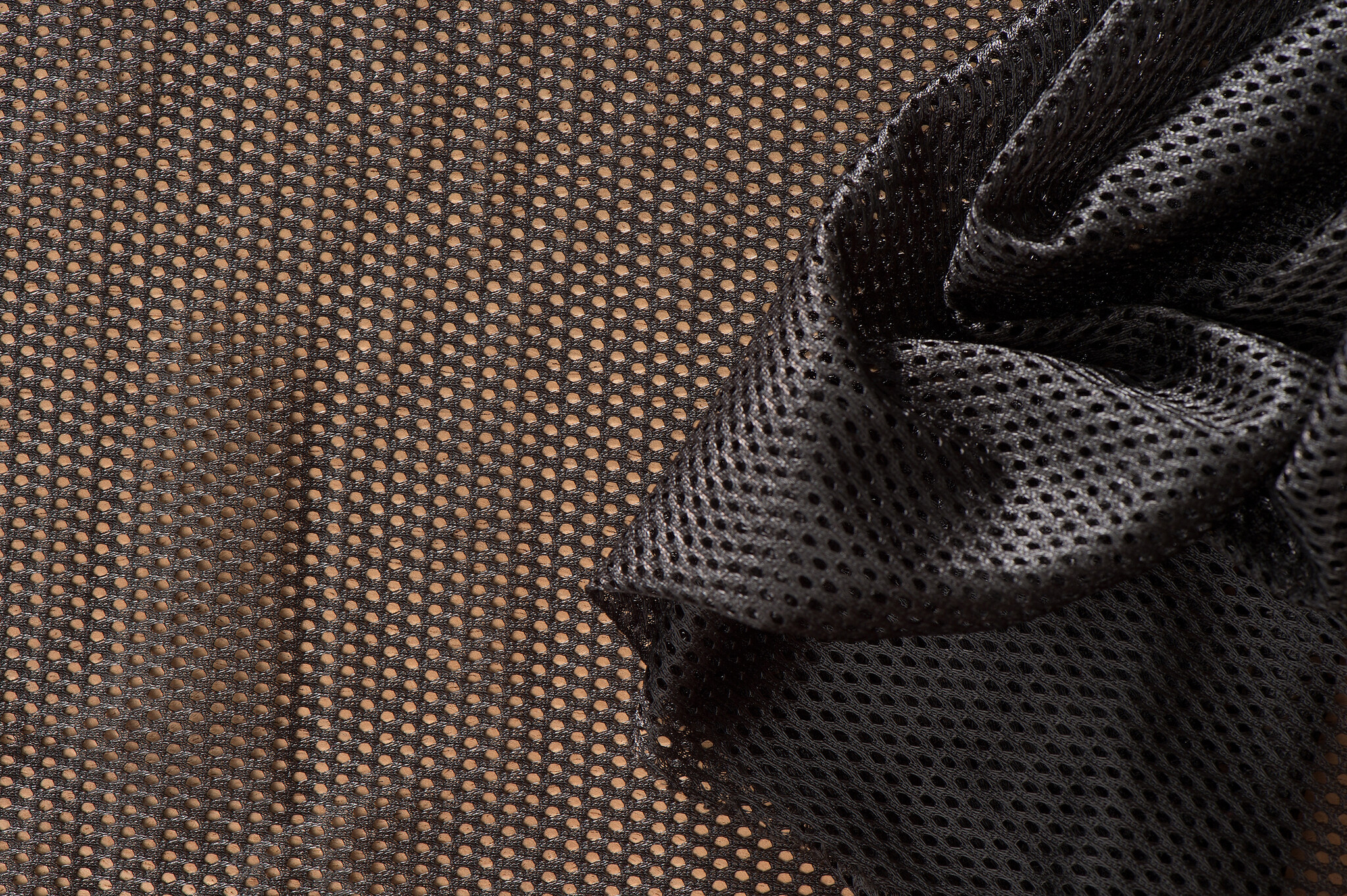 Mesh- Basket Voering Zwart