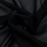 Mesh Stof Stretch Zwart – Licht, Ademend & Super Elastisch
