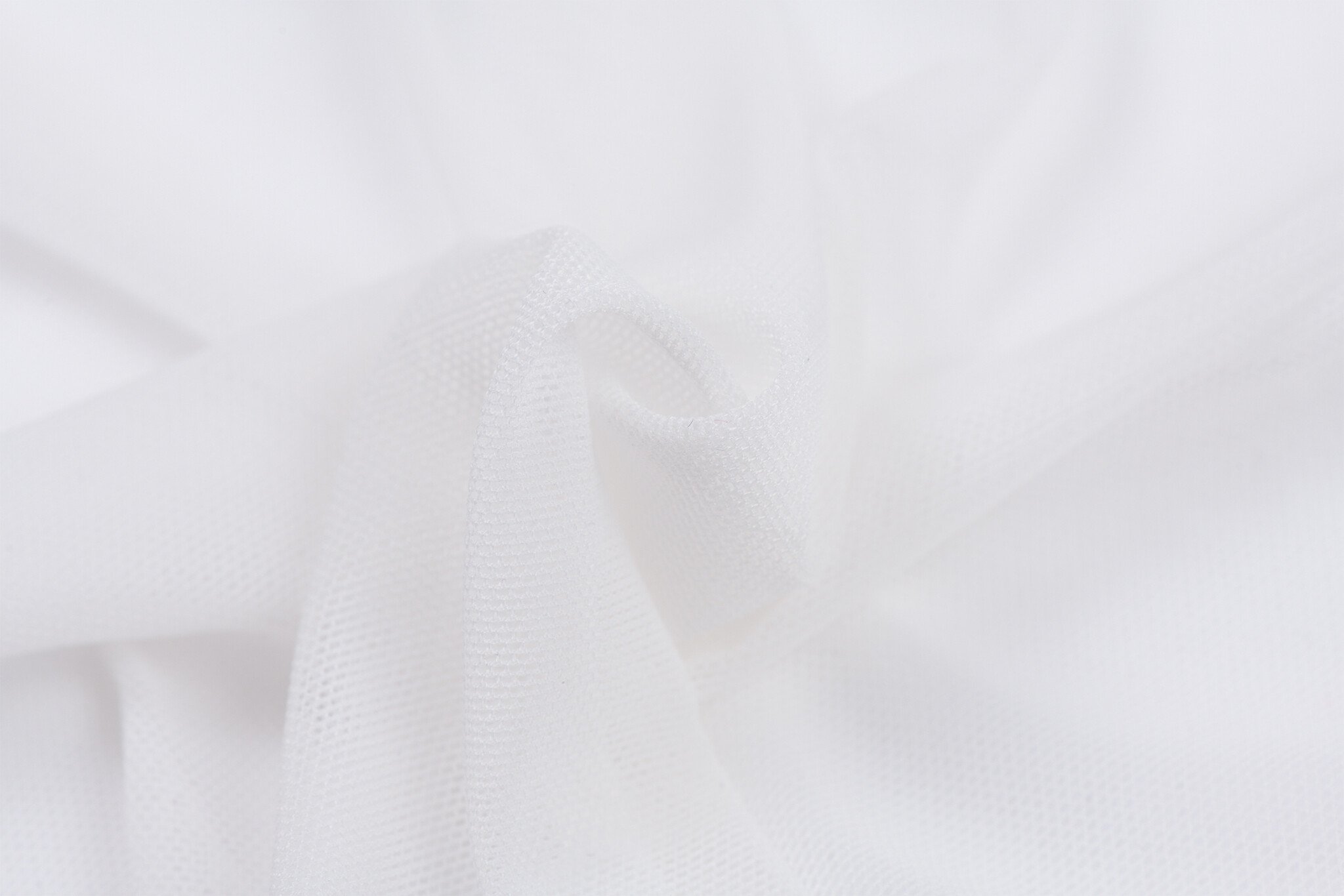 Mesh Stof Stretch Ecru
