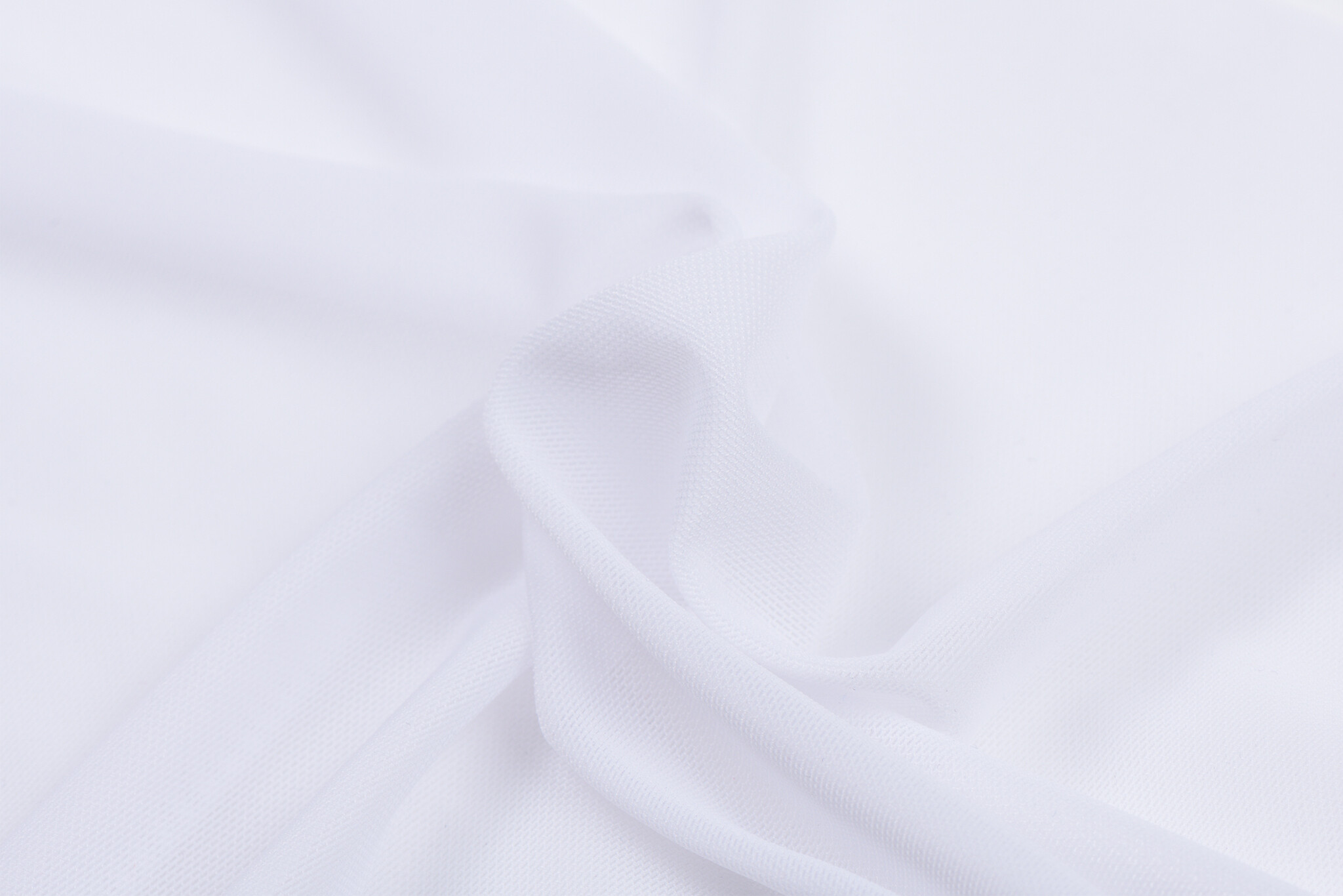 Mesh Stof Stretch Wit