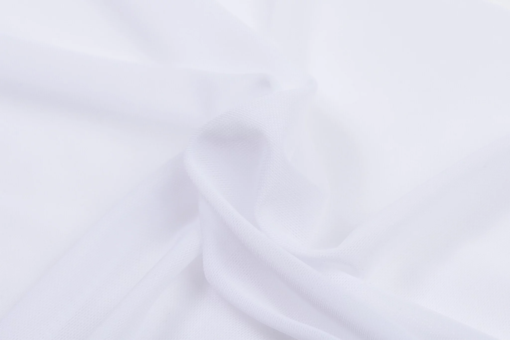 Mesh Stof Stretch Wit – Licht, Ademend & Super Elastisch